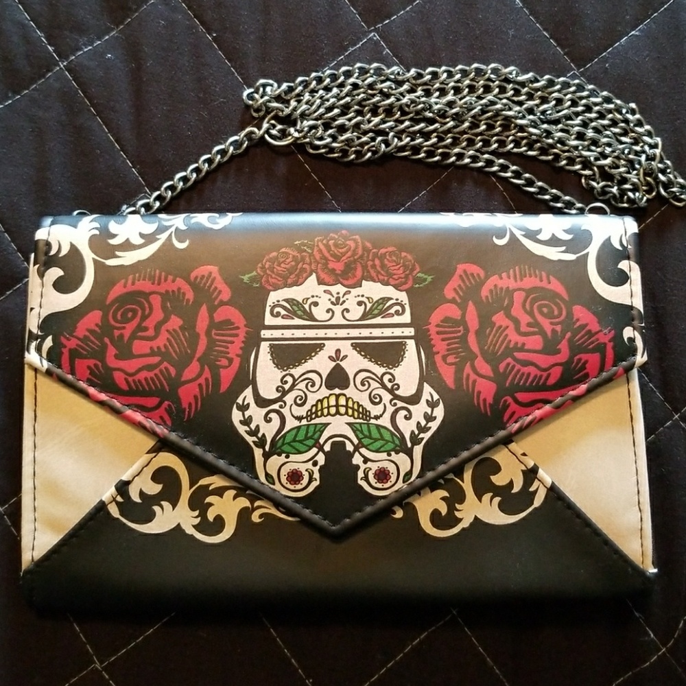 Sugar Skull and roses Stormtrooper clutch